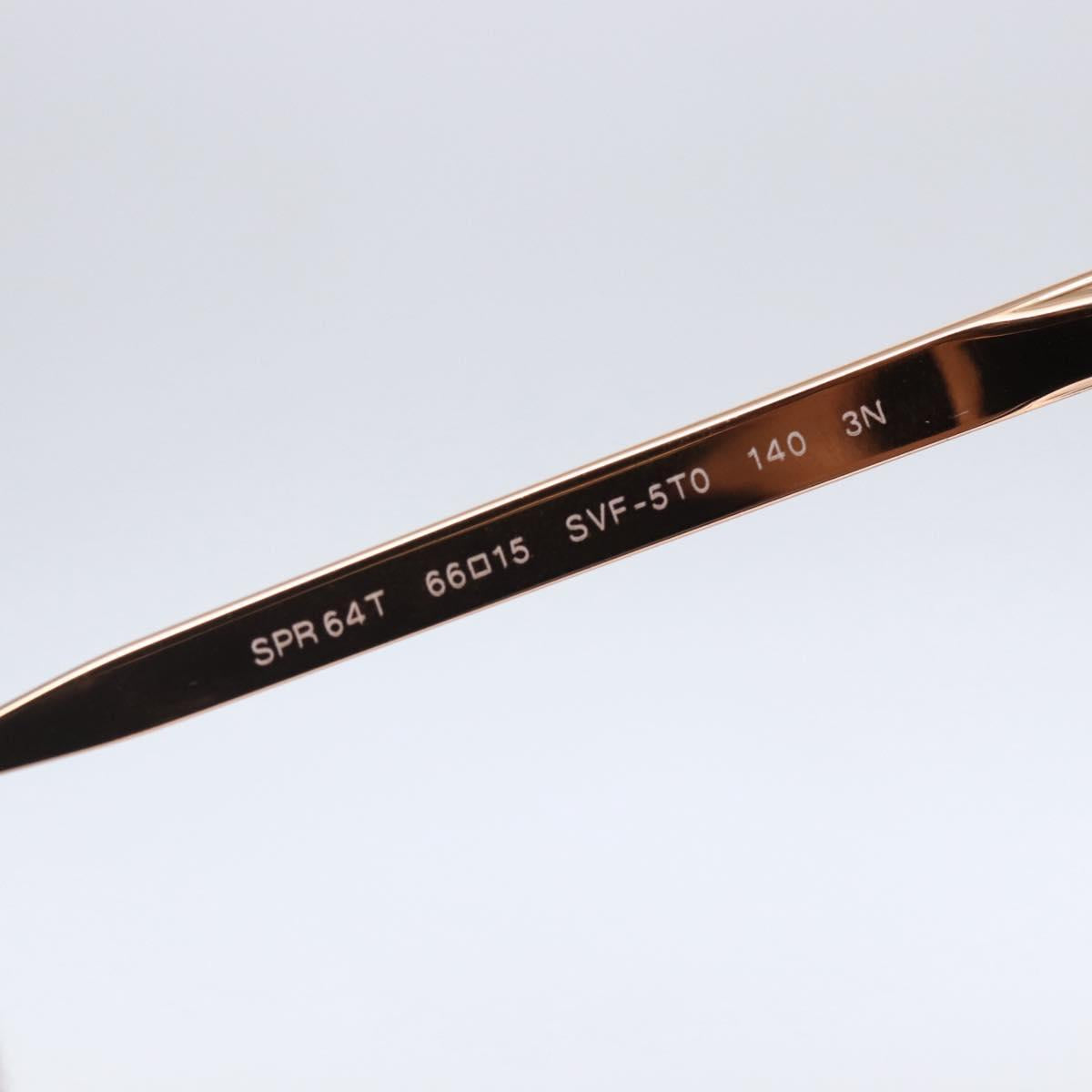 PRADA Sunglasses metal plastic Purple Champagne Gold Auth BA6880