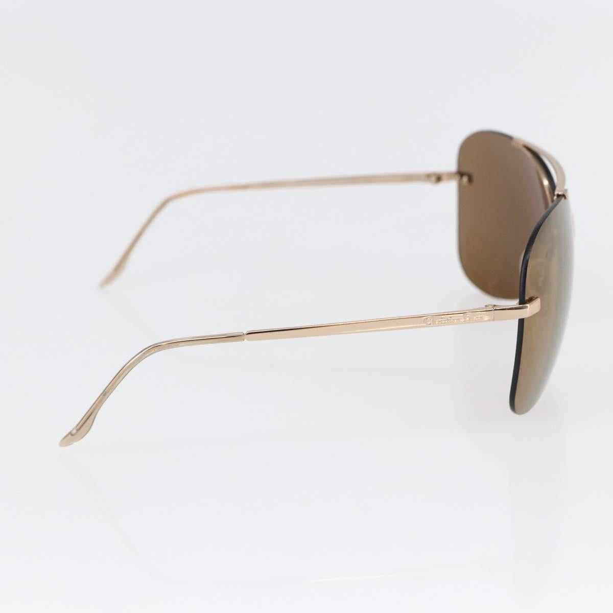 Christian Dior Sunglasses metal Brown Auth BA6884