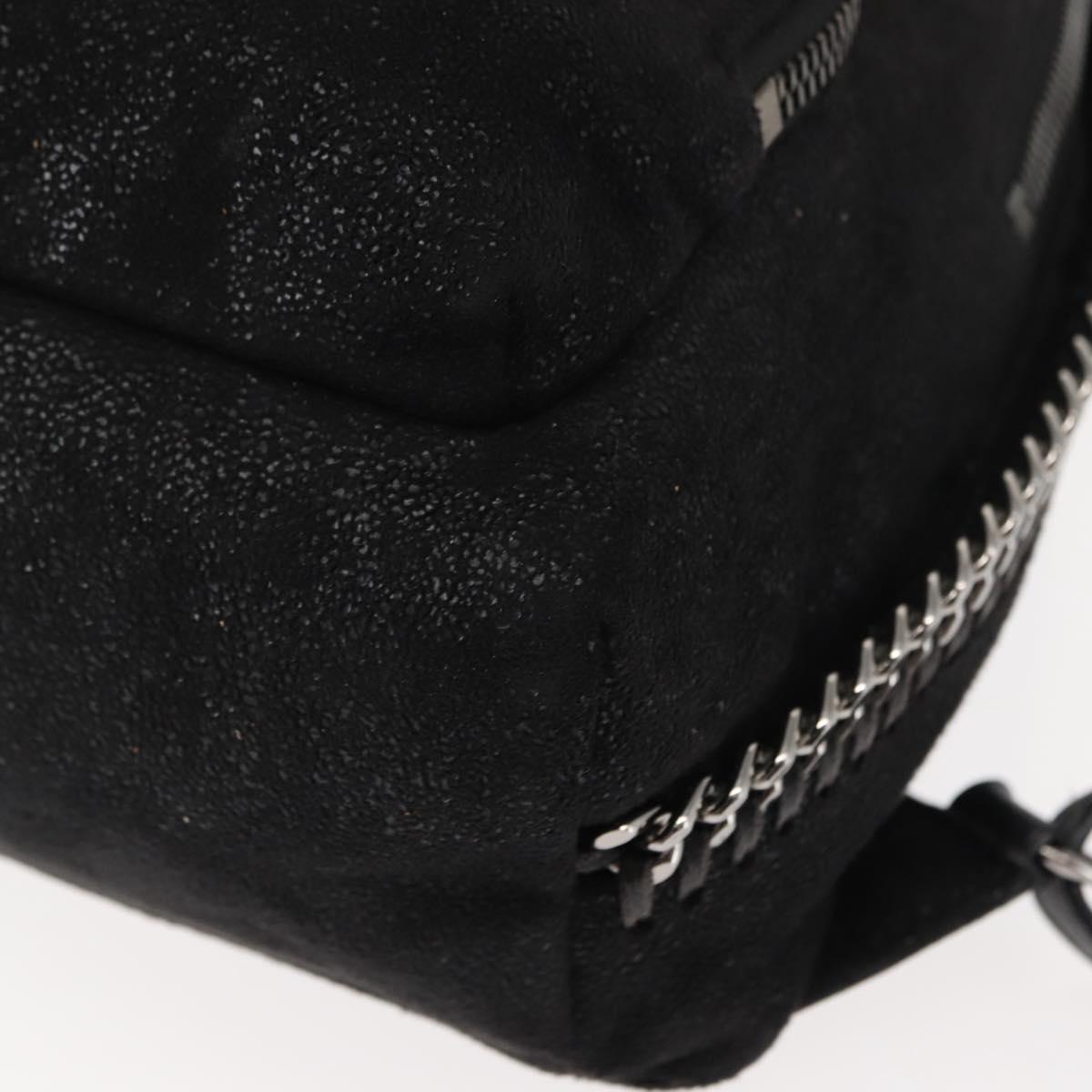 Stella MacCartney Falabella Backpack polyester Black Auth BA6897