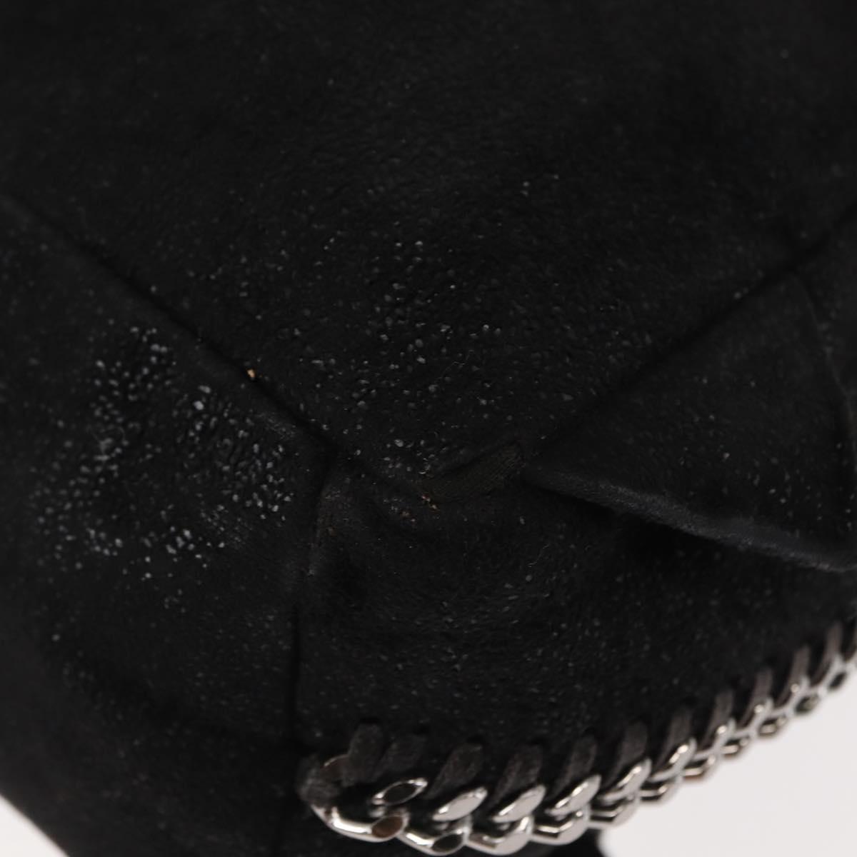 Stella MacCartney Falabella Backpack polyester Black Auth BA6897