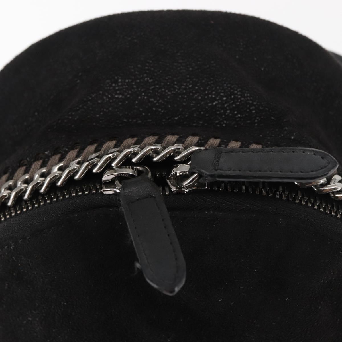 Stella MacCartney Falabella Backpack polyester Black Auth BA6897