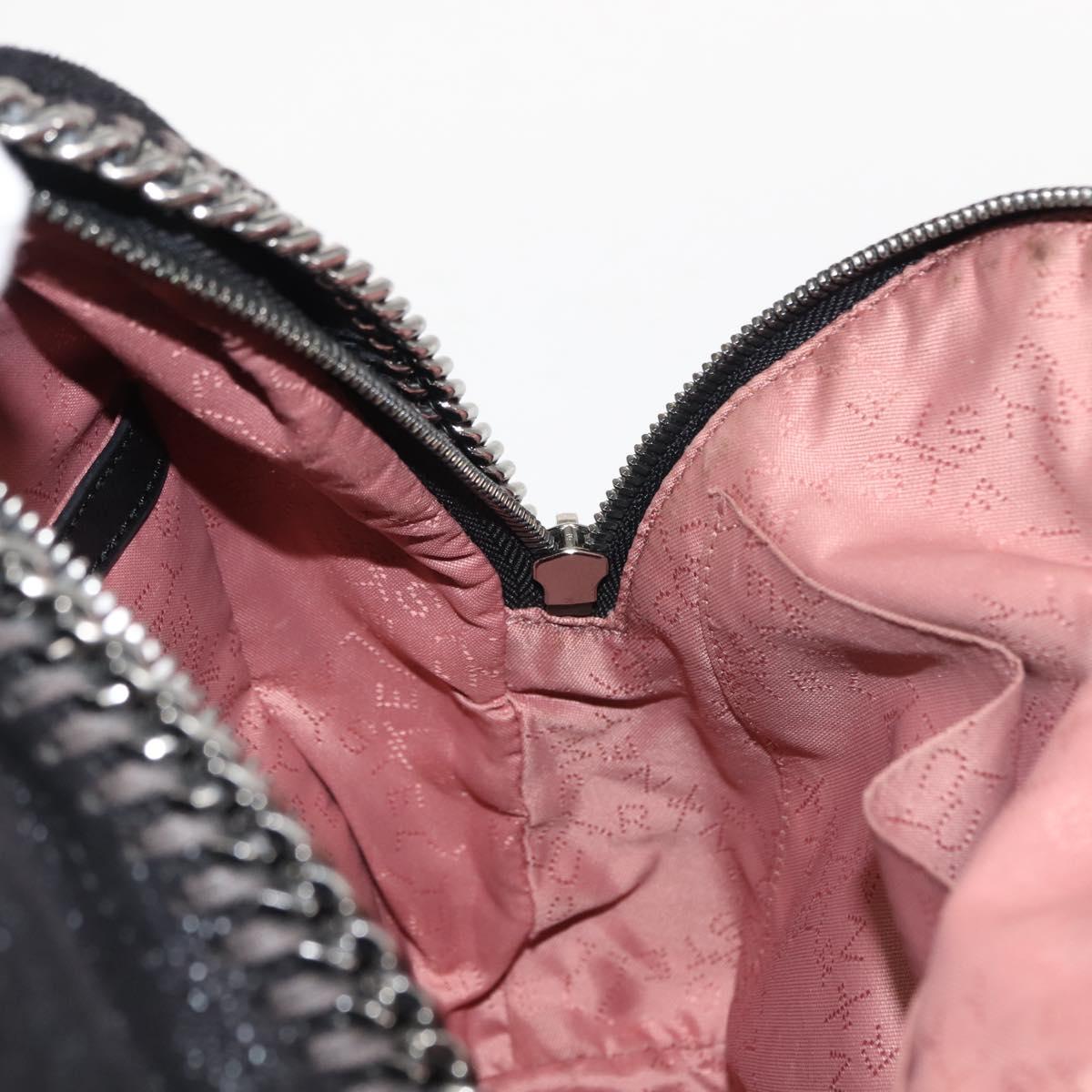 Stella MacCartney Falabella Backpack polyester Black Auth BA6897