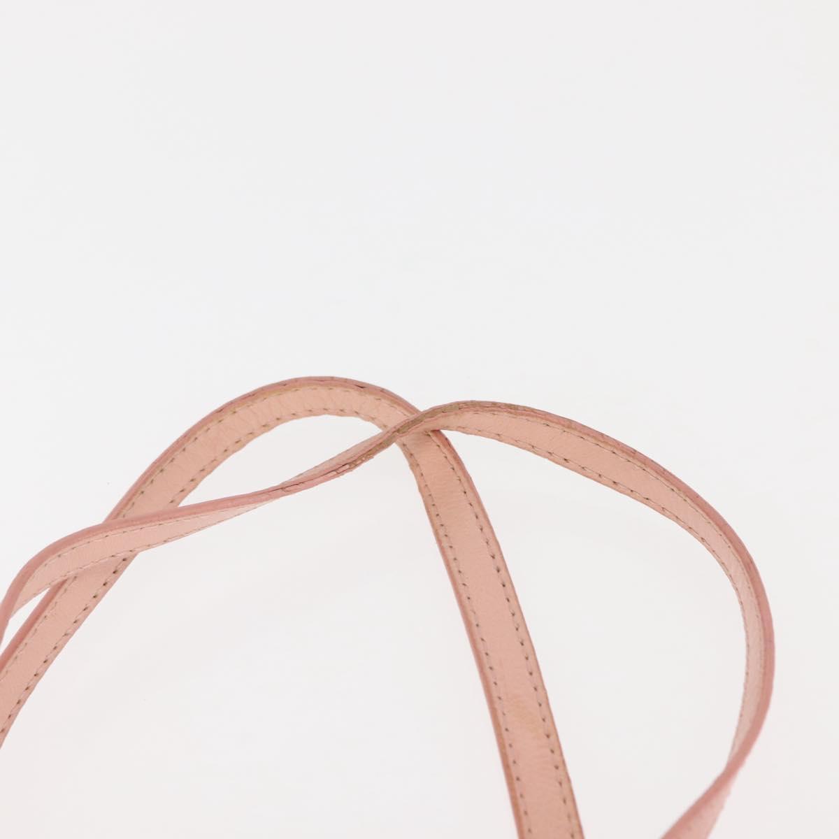 Jimmy Choo Studs Tote Bag Leather Pink Auth BA6901