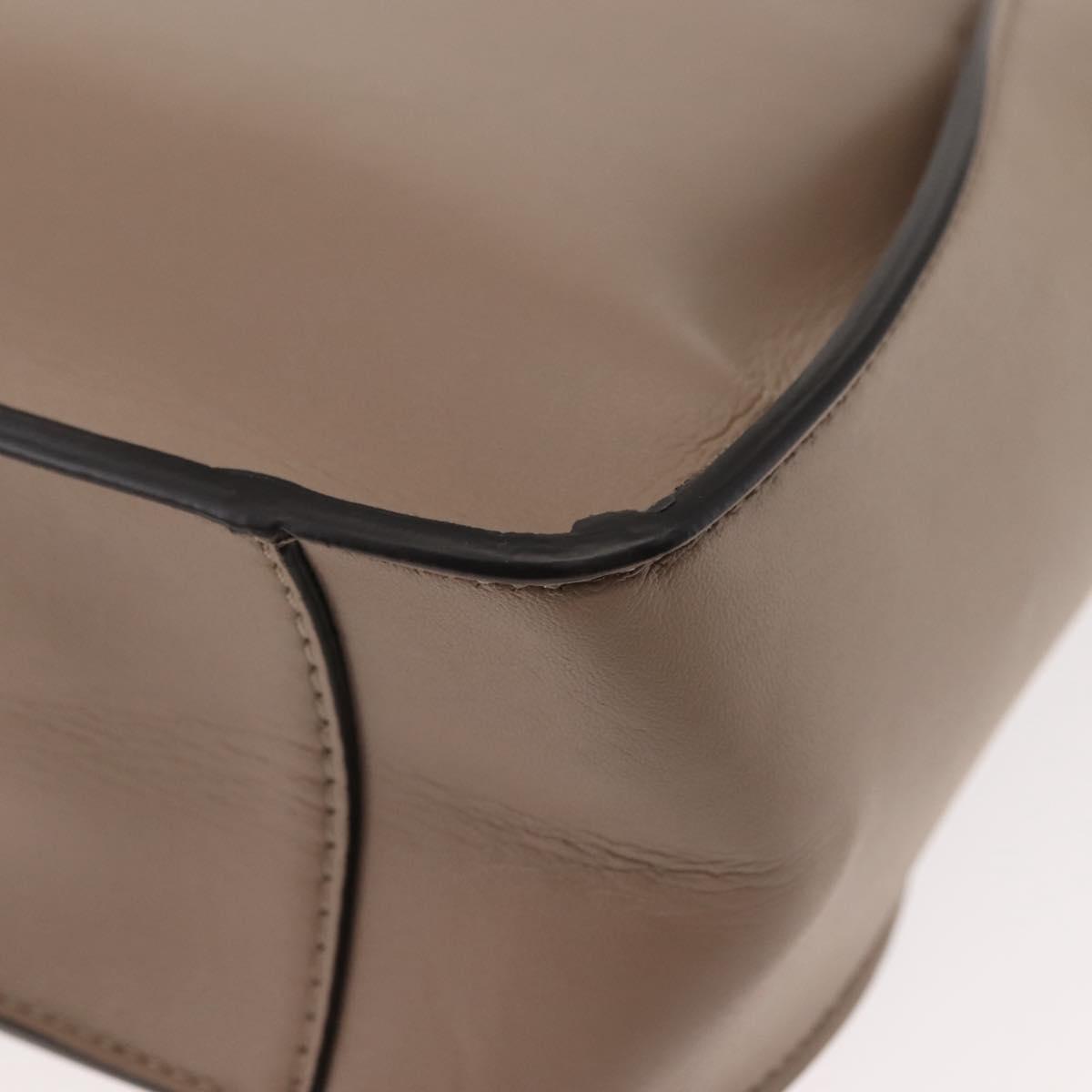 Stella MacCartney Shoulder Bag polyester Beige Auth BA6902