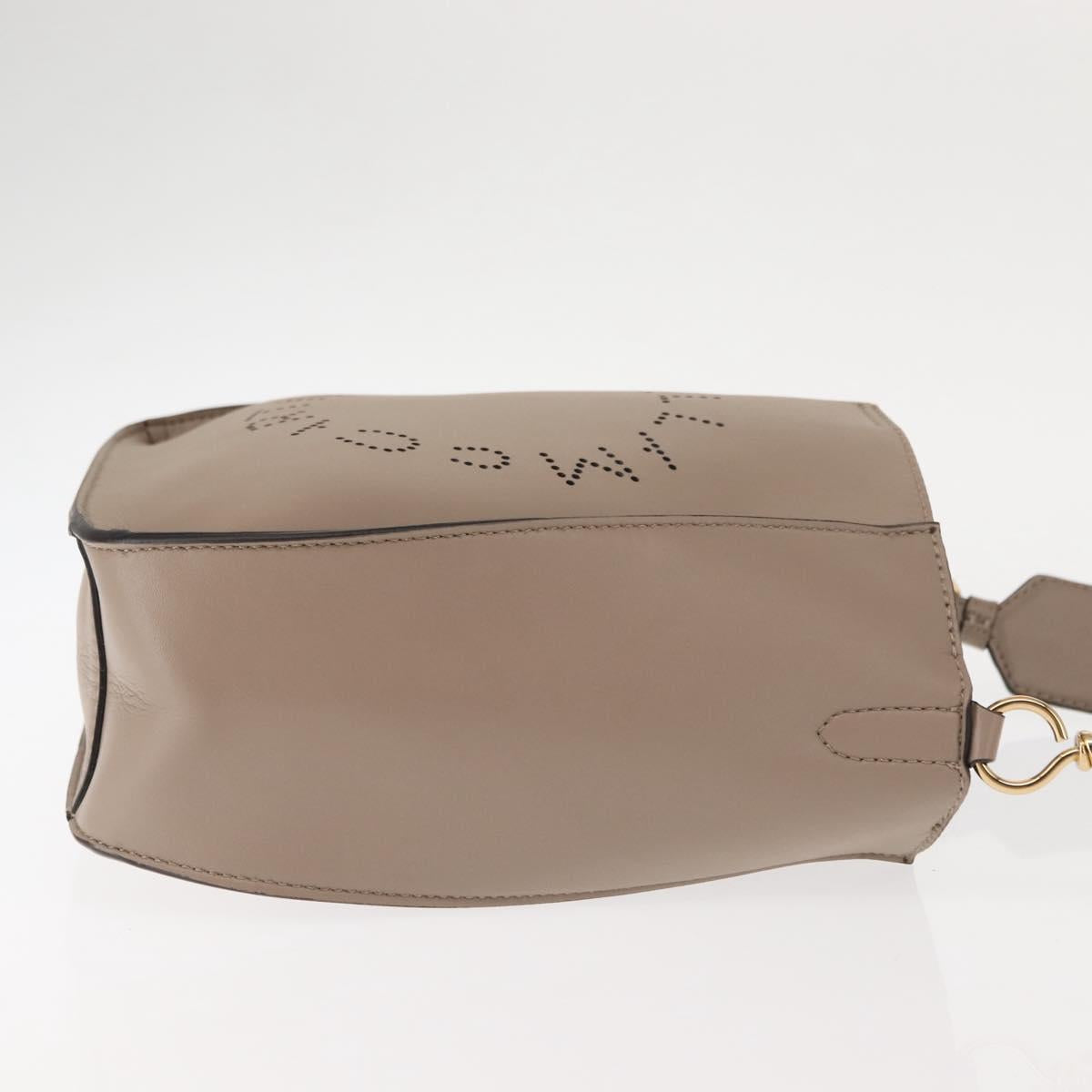 Stella MacCartney Shoulder Bag polyester Beige Auth BA6902
