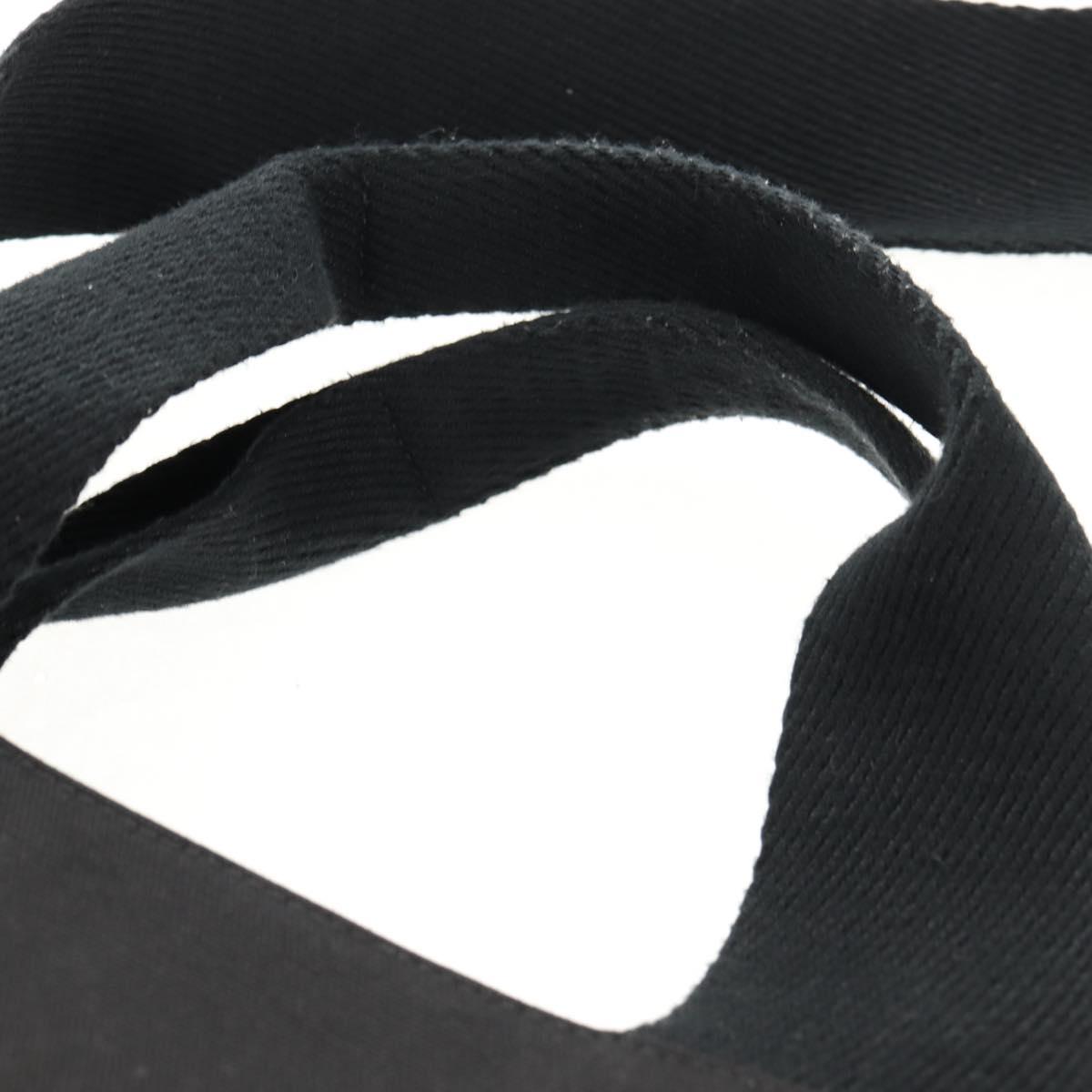 FENDI VERSACE Collaboration Tote Bag Canvas 2way Black Gold Auth BA6912A