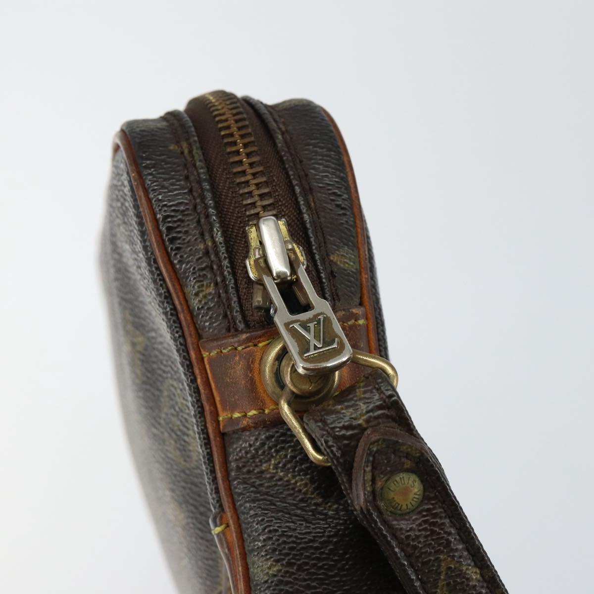 LOUIS VUITTON Monogram Marly Dragonne PM Clutch Bag M51827 LV Auth BA6921