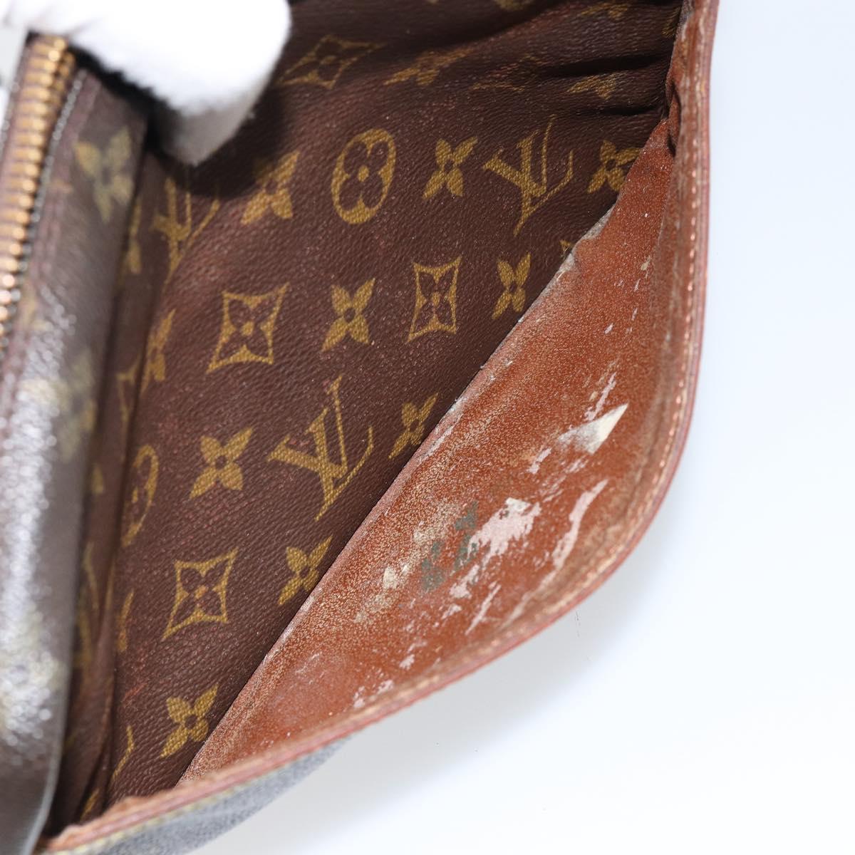 LOUIS VUITTON Monogram Compiegne 23 Clutch Bag M51847 LV Auth BA6924