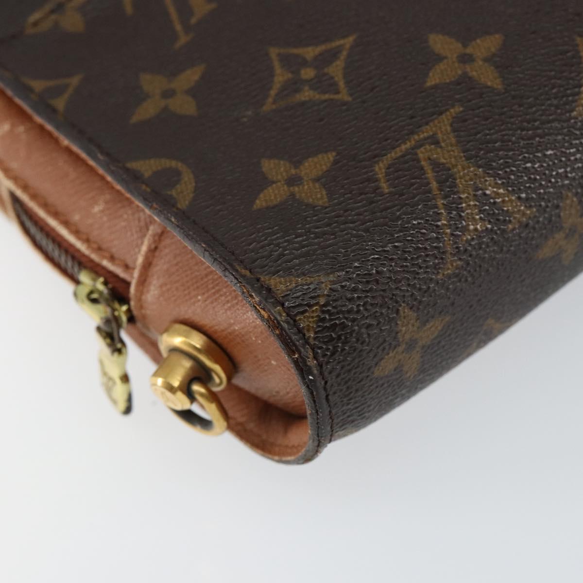 LOUIS VUITTON Monogram Orsay Clutch Bag M51790 LV Auth BA6926