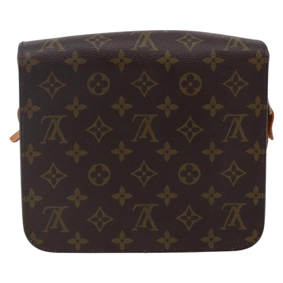 LOUIS VUITTON Monogram Cartouchiere MM Shoulder Bag M51253 LV Auth BA6928