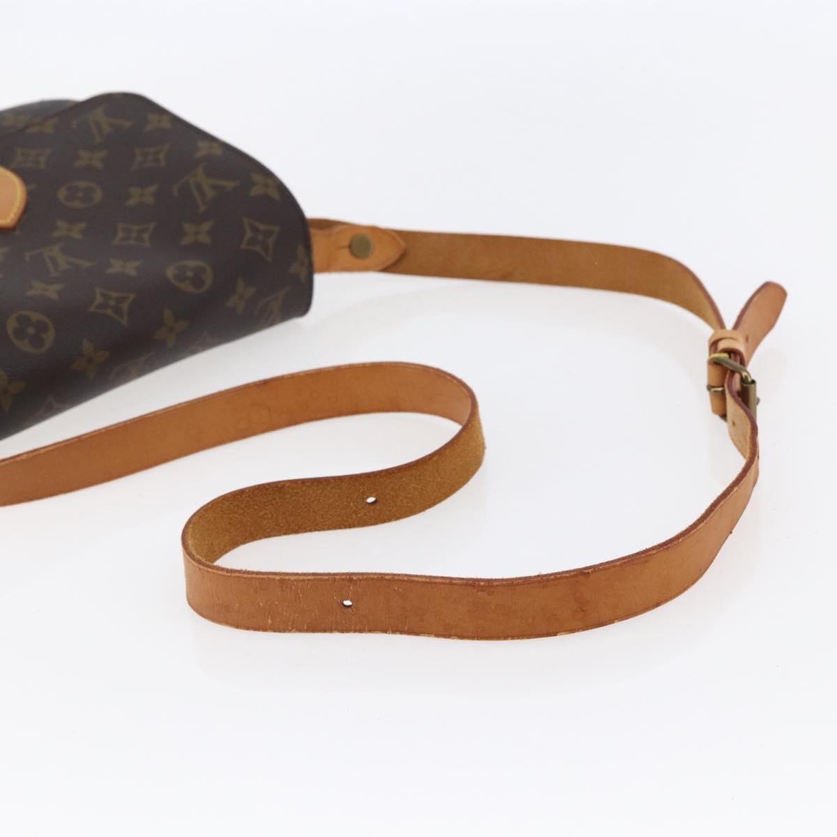 LOUIS VUITTON Monogram Cartouchiere MM Shoulder Bag M51253 LV Auth BA6928