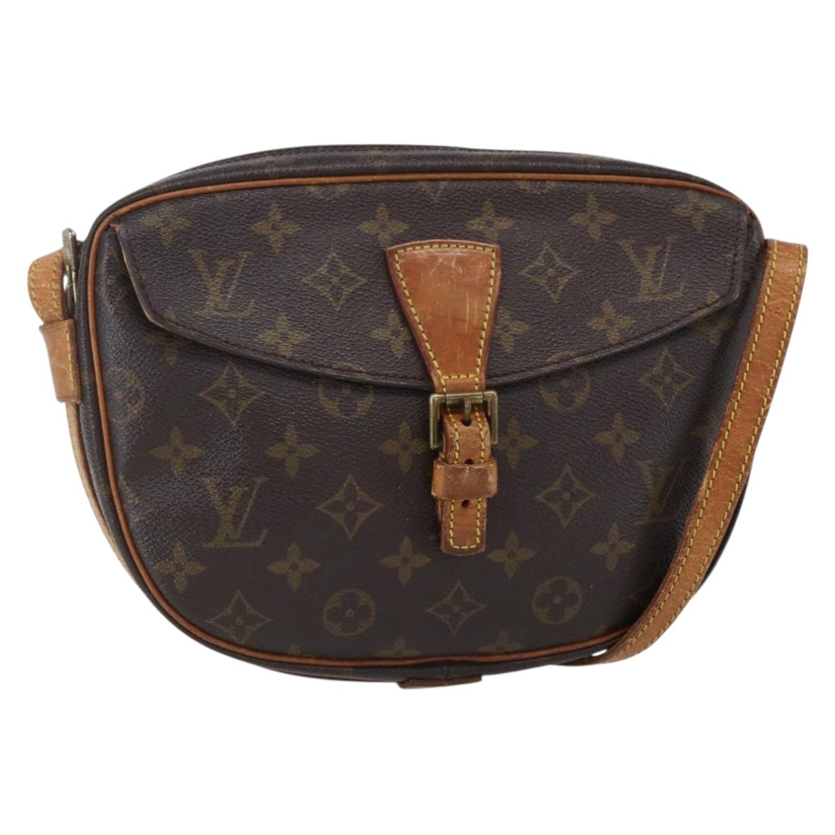 LOUIS VUITTON Monogram Jeune Fille MM Shoulder Bag M51226 LV Auth BA6933