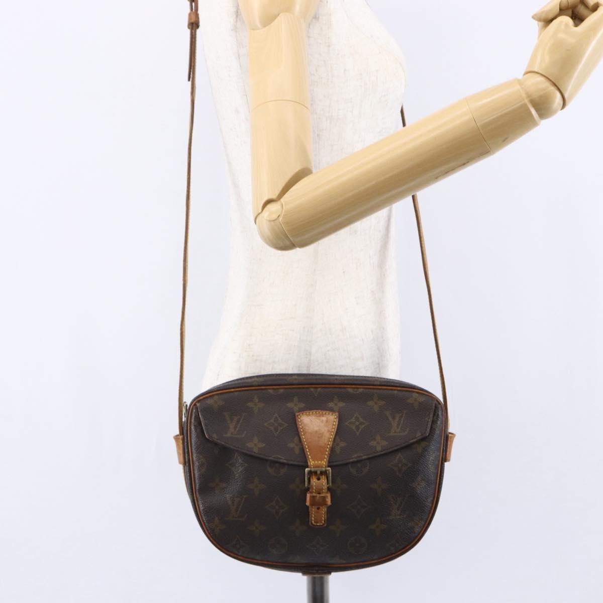 LOUIS VUITTON Monogram Jeune Fille MM Shoulder Bag M51226 LV Auth BA6933