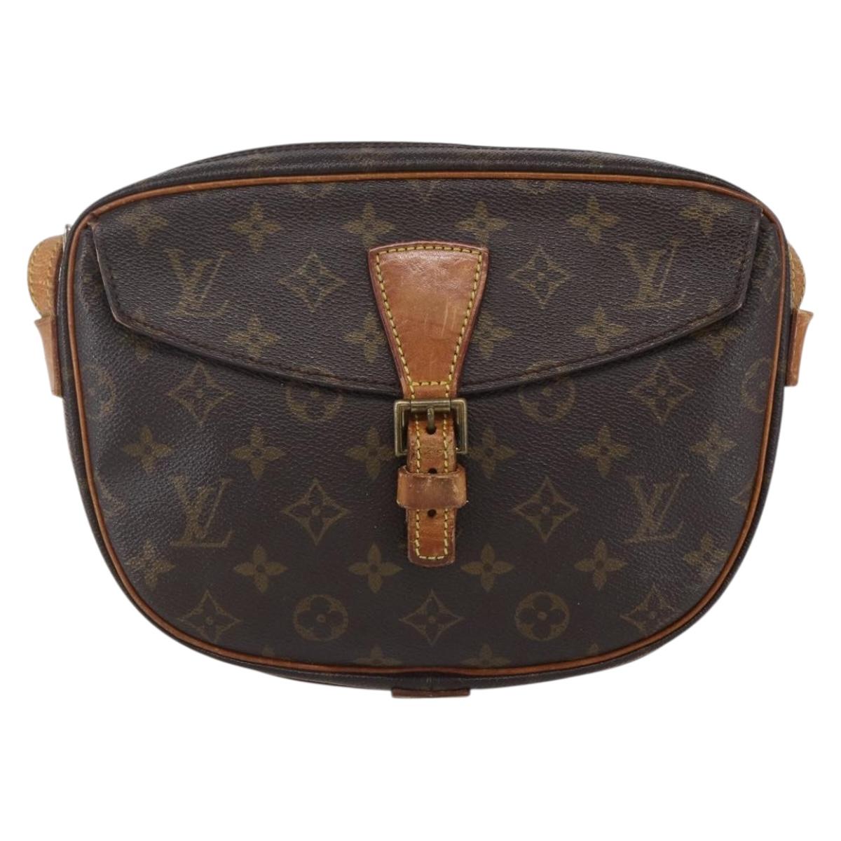 LOUIS VUITTON Monogram Jeune Fille MM Shoulder Bag M51226 LV Auth BA6933