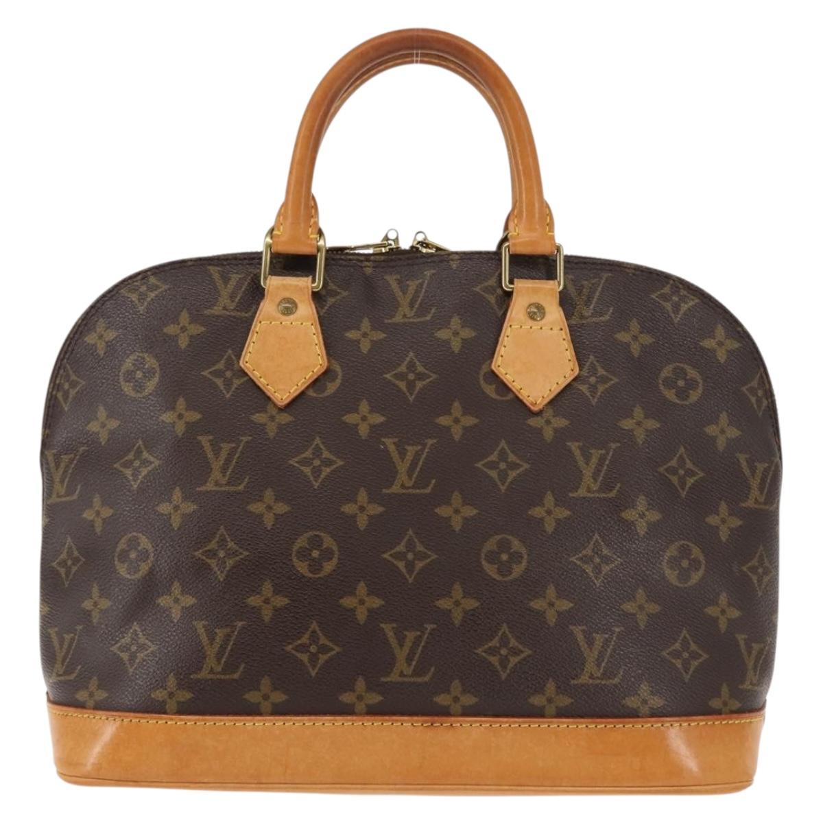LOUIS VUITTON Monogram Alma Hand Bag M51130 LV Auth BA6936