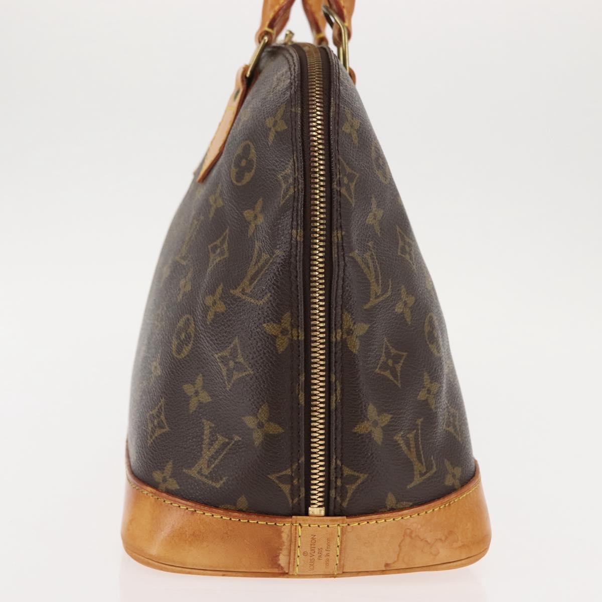 LOUIS VUITTON Monogram Alma Hand Bag M51130 LV Auth BA6936