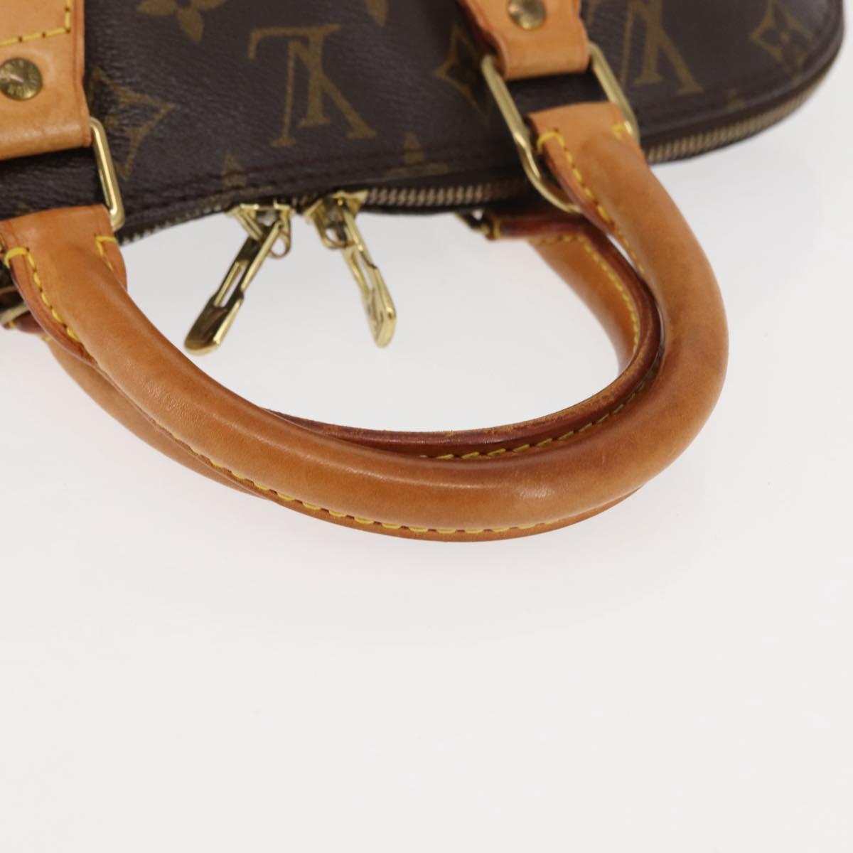 LOUIS VUITTON Monogram Alma Hand Bag M51130 LV Auth BA6936