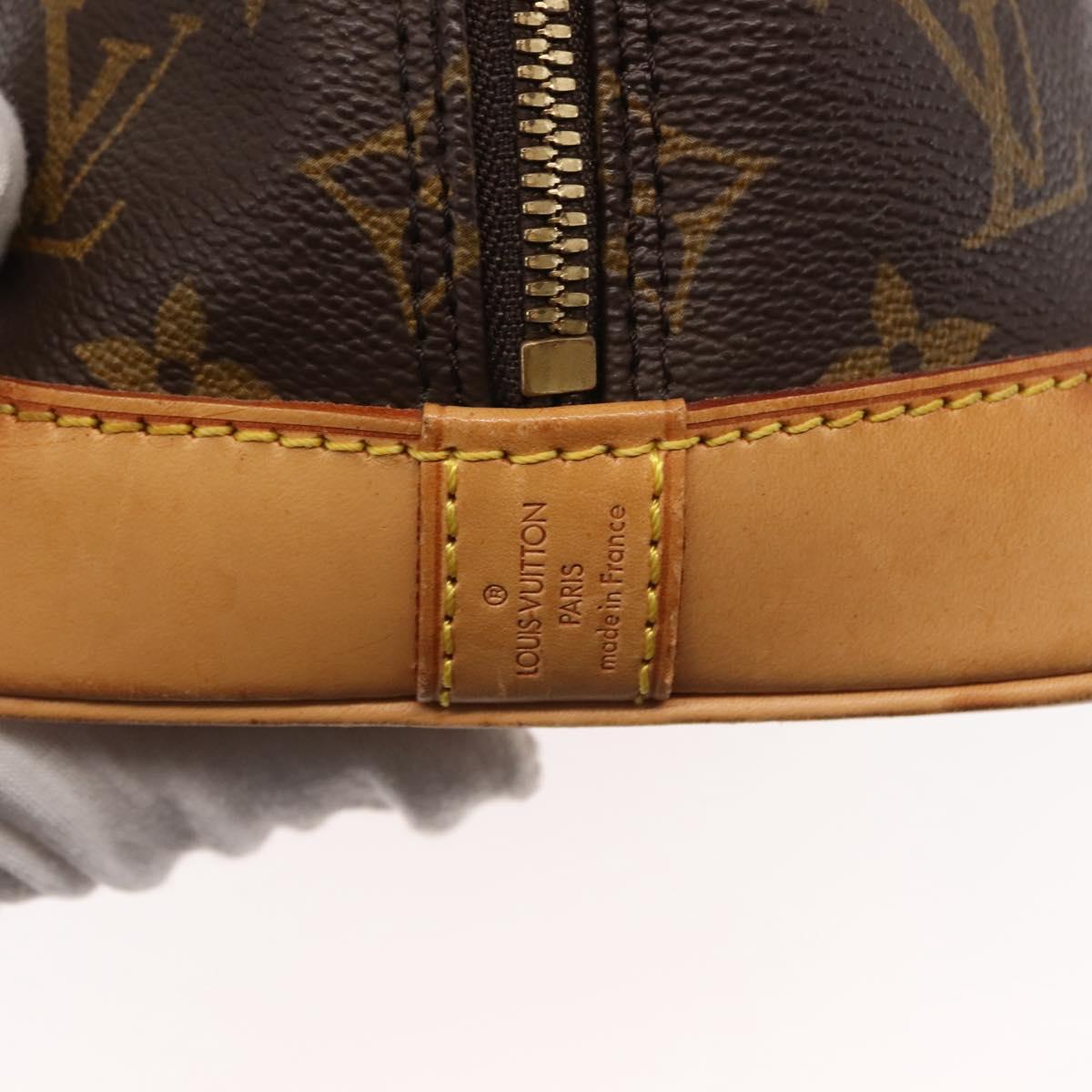 LOUIS VUITTON Monogram Alma Hand Bag M51130 LV Auth BA6939