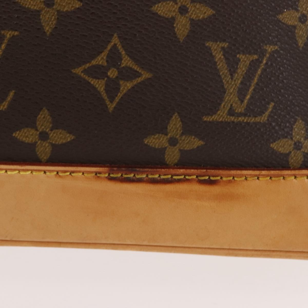 LOUIS VUITTON Monogram Alma Hand Bag M51130 LV Auth BA6939