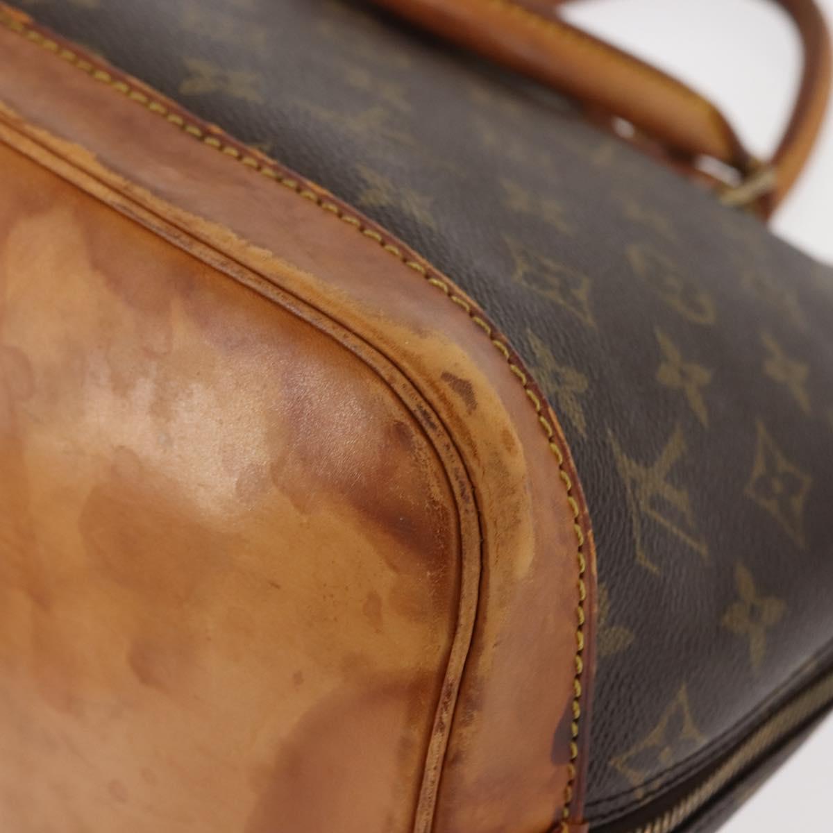 LOUIS VUITTON Monogram Alma Hand Bag M51130 LV Auth BA6942