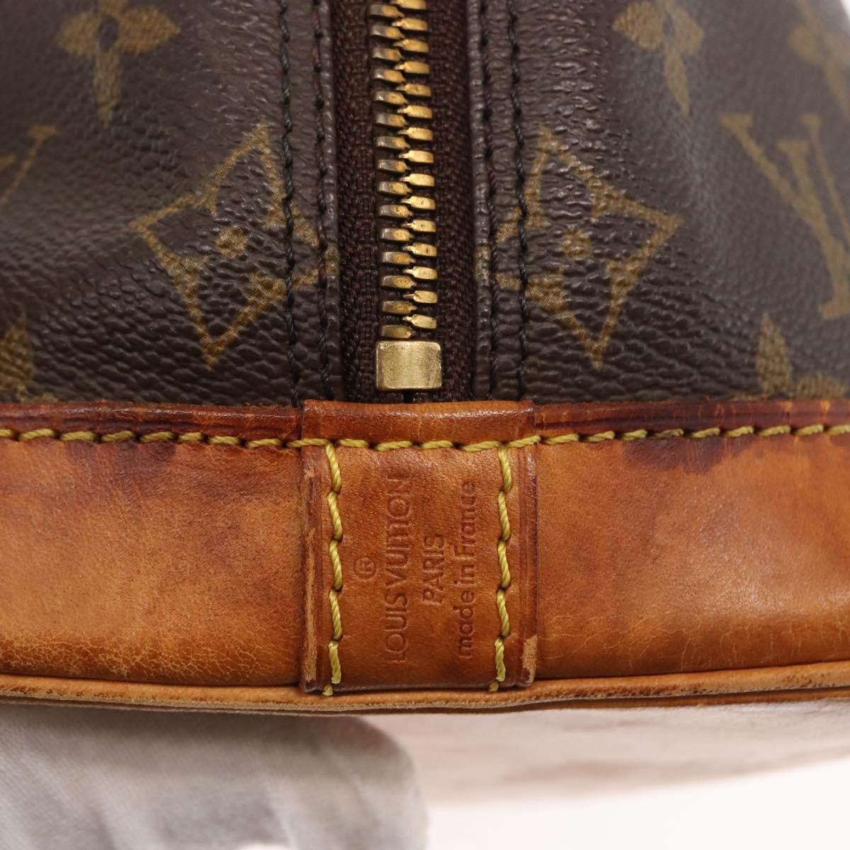 LOUIS VUITTON Monogram Alma Hand Bag M51130 LV Auth BA6942