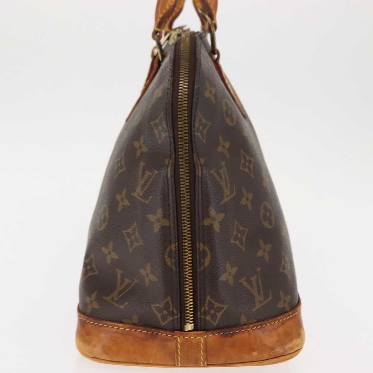 LOUIS VUITTON Monogram Alma Hand Bag M51130 LV Auth BA6942
