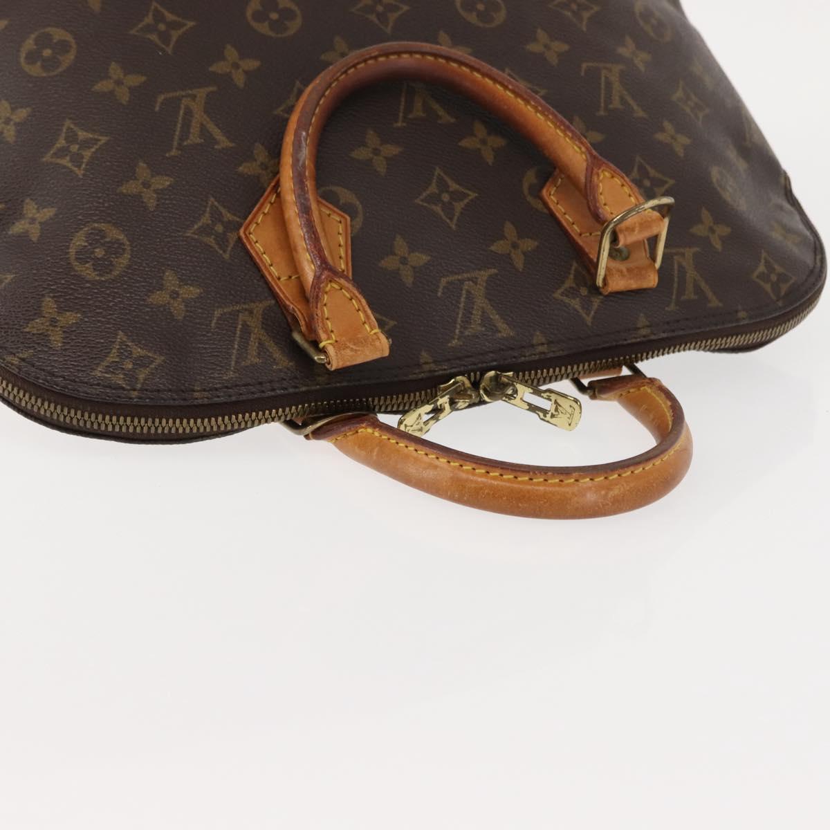 LOUIS VUITTON Monogram Alma Hand Bag M51130 LV Auth BA6942