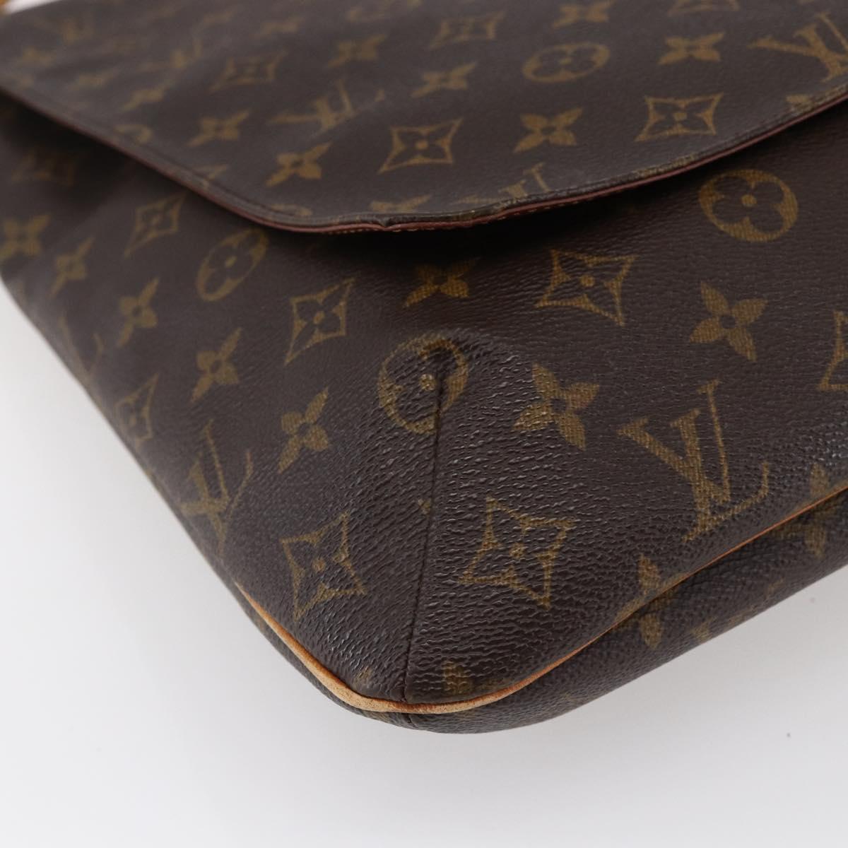 LOUIS VUITTON Monogram Musette Shoulder Bag M51256 LV Auth BA6949