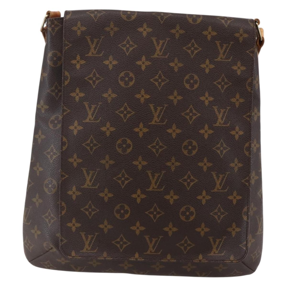 LOUIS VUITTON Monogram Musette Shoulder Bag M51256 LV Auth BA6949