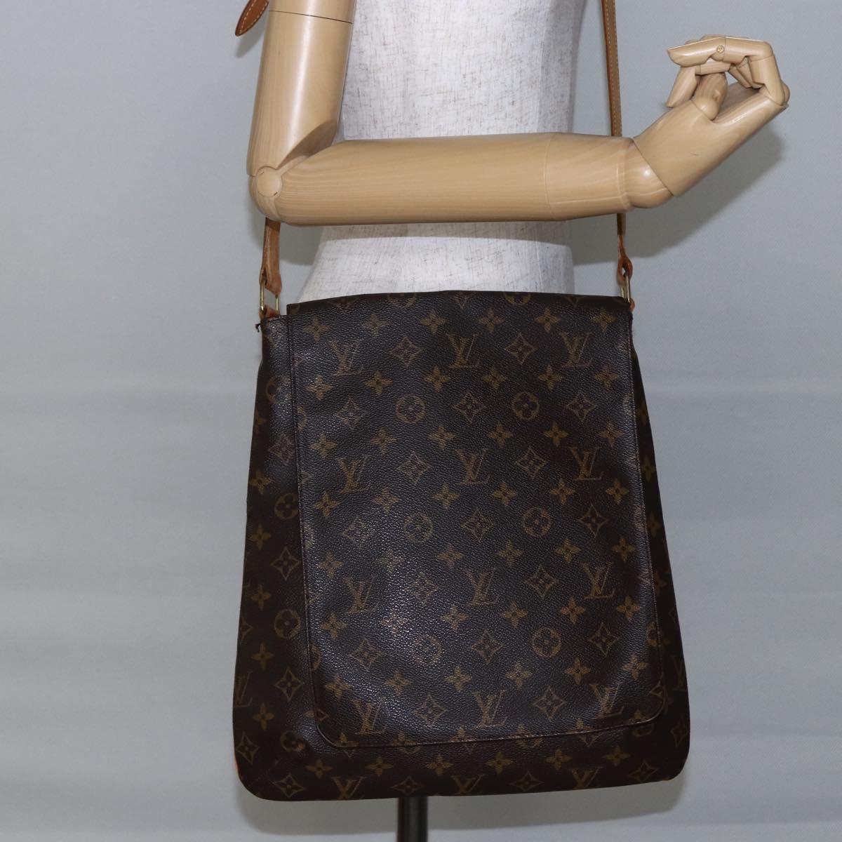 LOUIS VUITTON Monogram Musette Shoulder Bag M51256 LV Auth BA6949