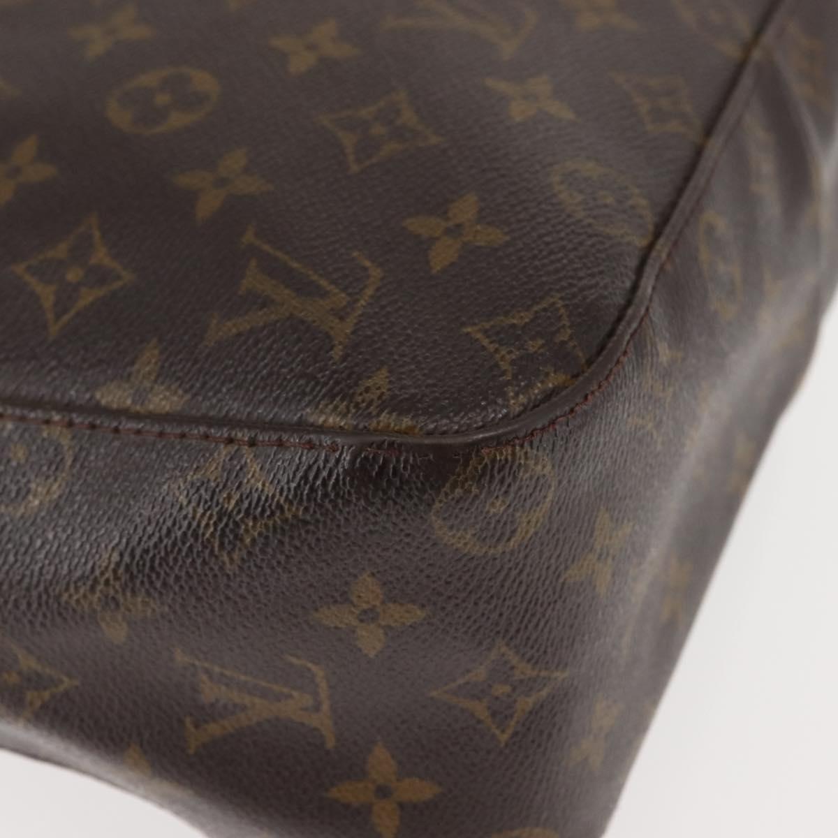 LOUIS VUITTON Monogram Looping GM Shoulder Bag M51145 LV Auth BA6953