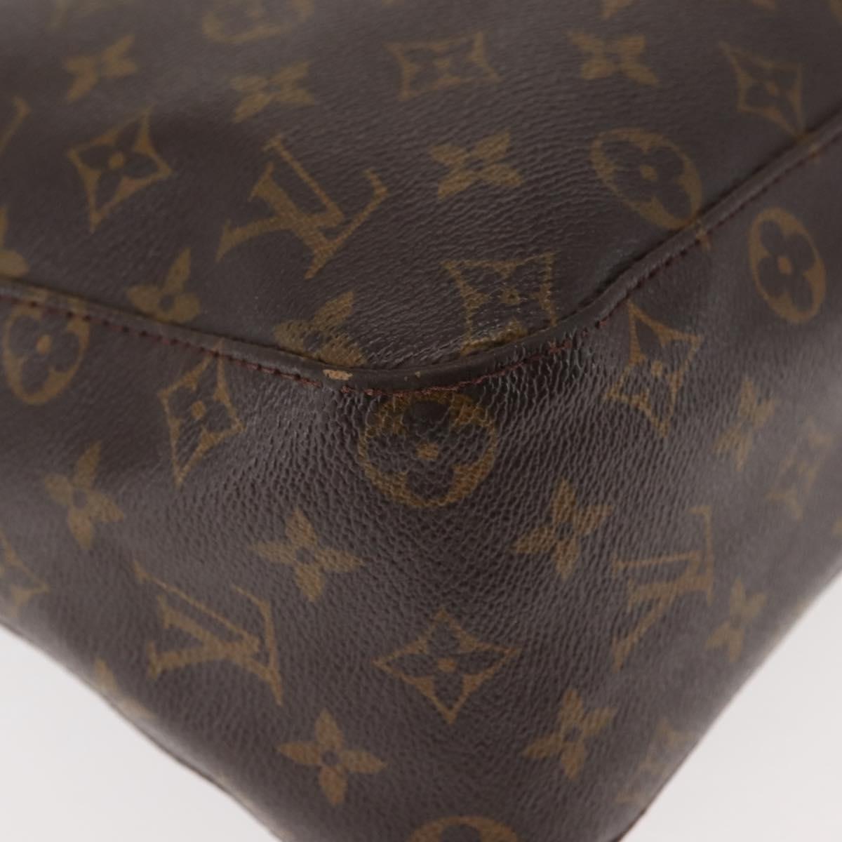 LOUIS VUITTON Monogram Looping GM Shoulder Bag M51145 LV Auth BA6953