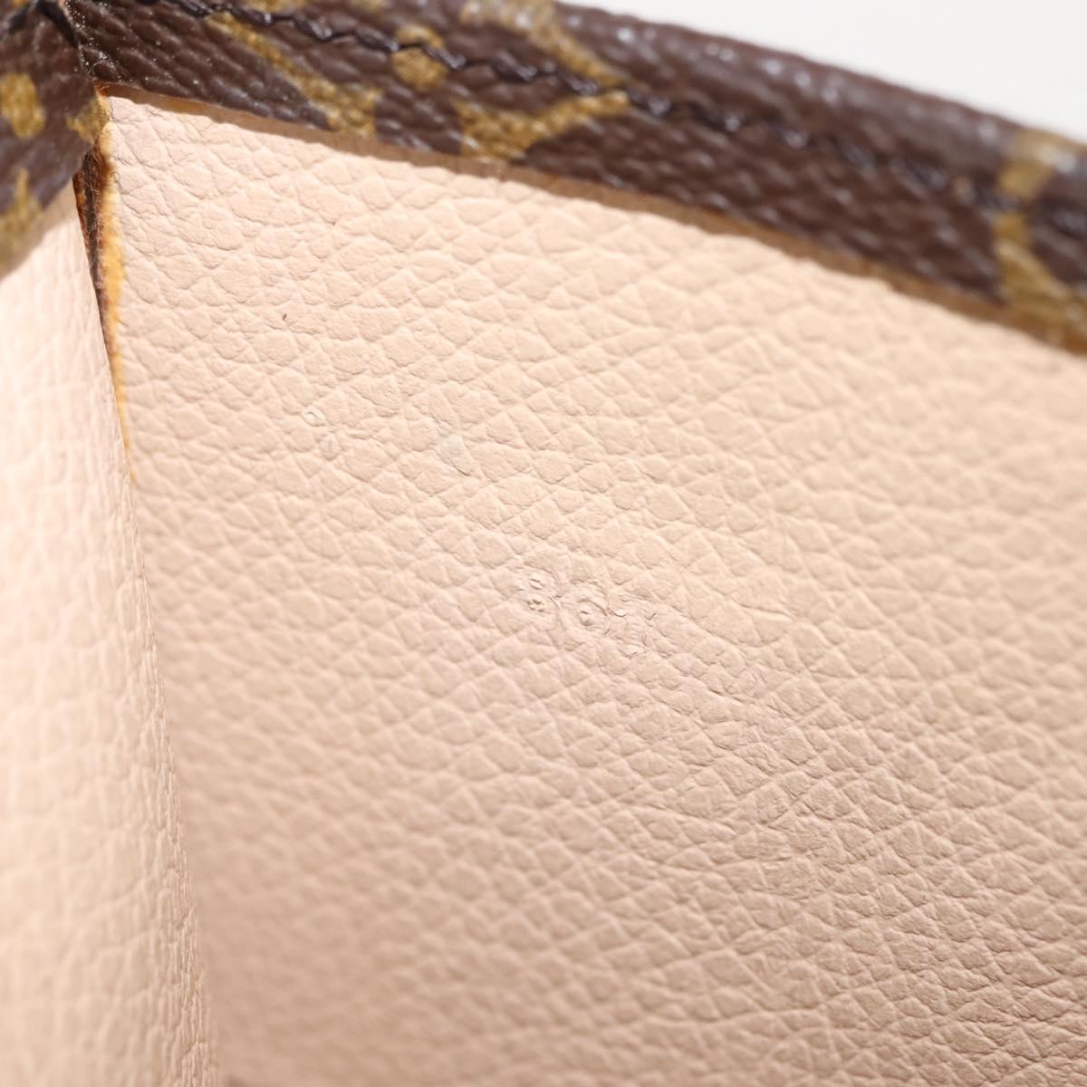 LOUIS VUITTON Monogram Sac Plat Hand Bag M51140 LV Auth BA6954