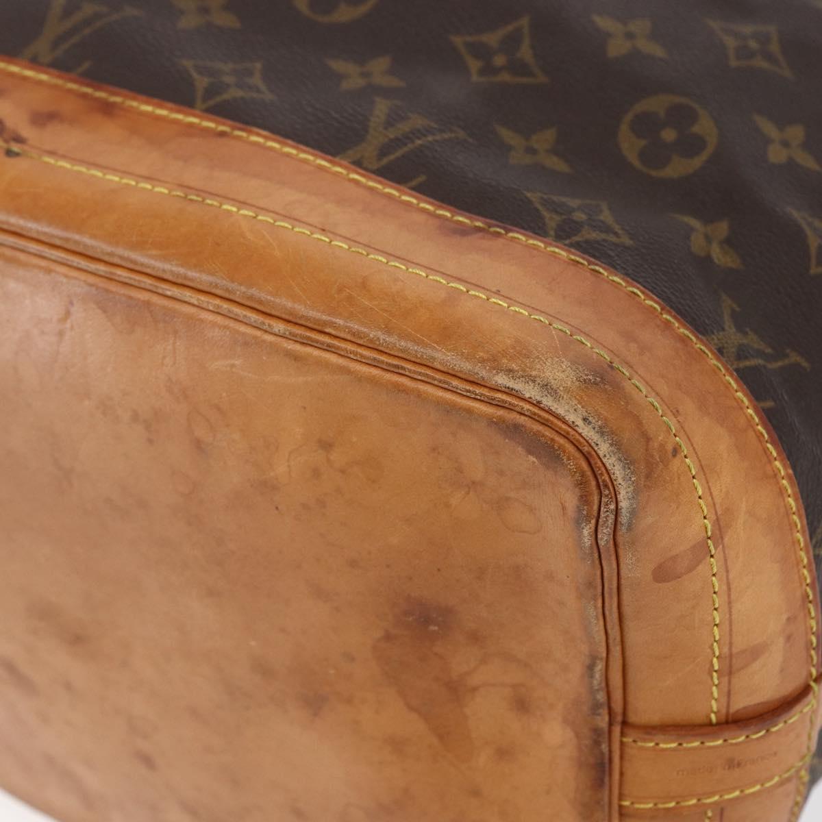 LOUIS VUITTON Monogram Noe Shoulder Bag M42224 LV Auth BA6956