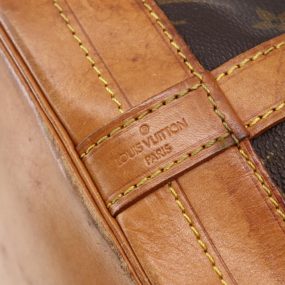 LOUIS VUITTON Monogram Noe Shoulder Bag M42224 LV Auth BA6956