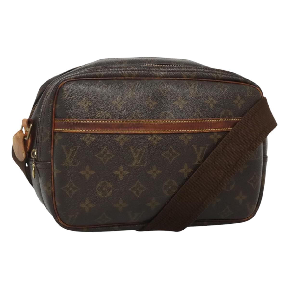 LOUIS VUITTON Monogram Reporter PM Shoulder Bag M45254 LV Auth BA696