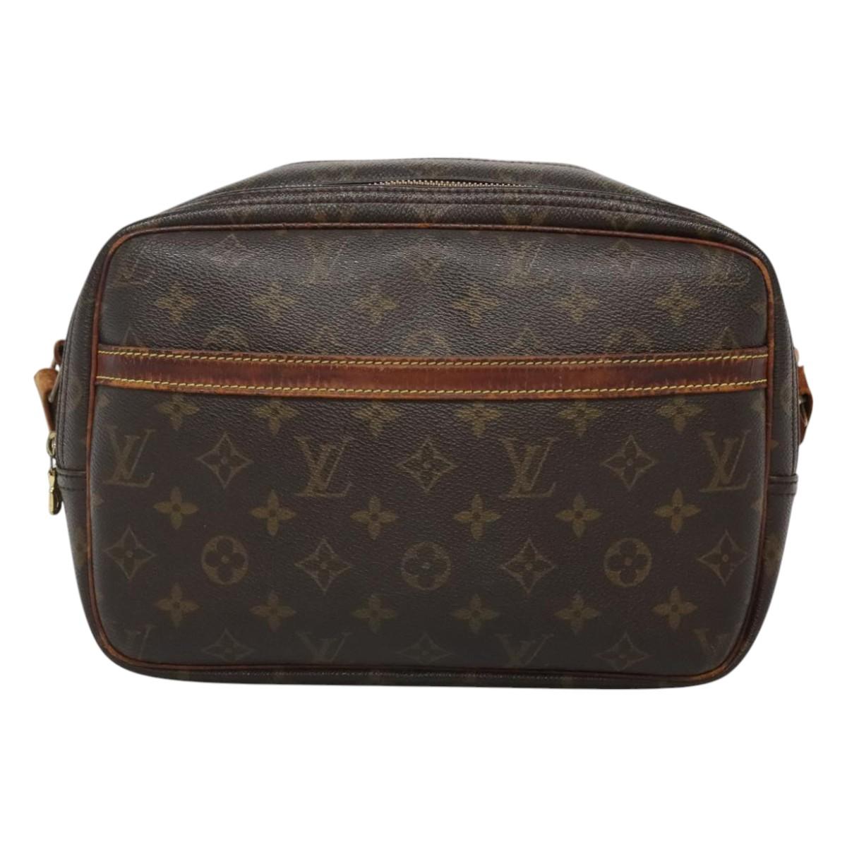 LOUIS VUITTON Monogram Reporter PM Shoulder Bag M45254 LV Auth BA696