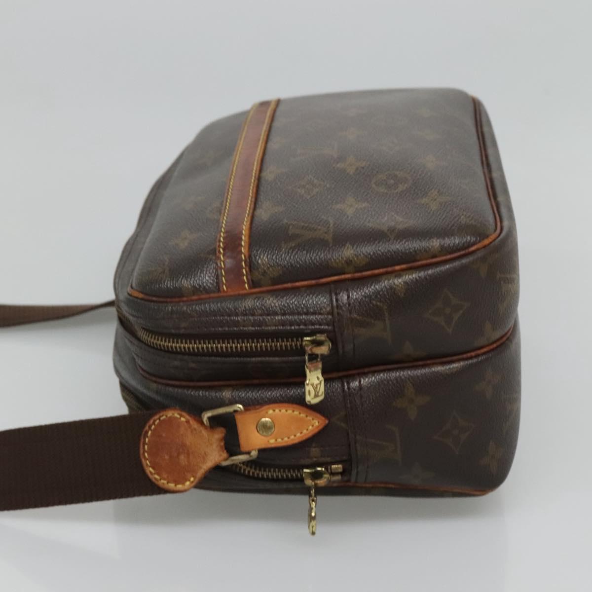 LOUIS VUITTON Monogram Reporter PM Shoulder Bag M45254 LV Auth BA696
