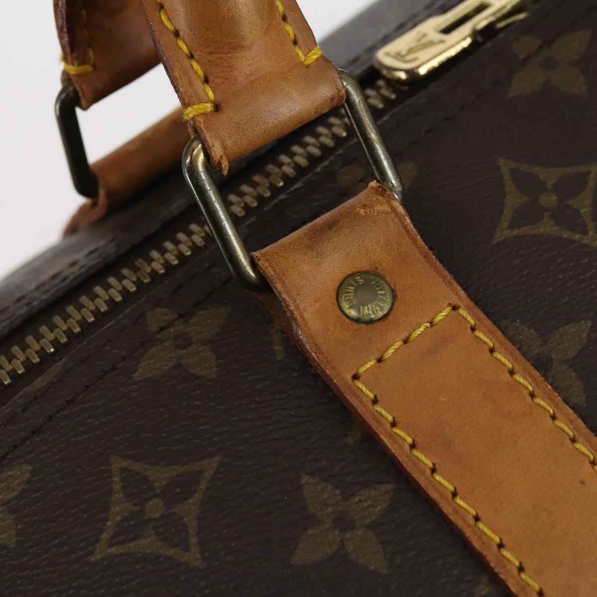 LOUIS VUITTON Monogram Keepall 60 Boston Bag M41422 LV Auth BA6961