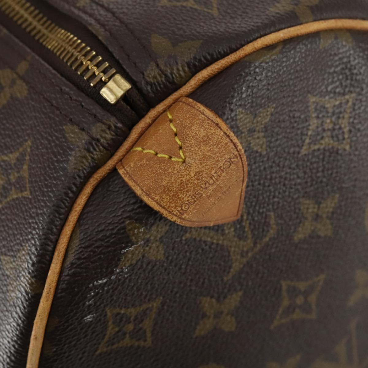 LOUIS VUITTON Monogram Keepall 60 Boston Bag M41422 LV Auth BA6961