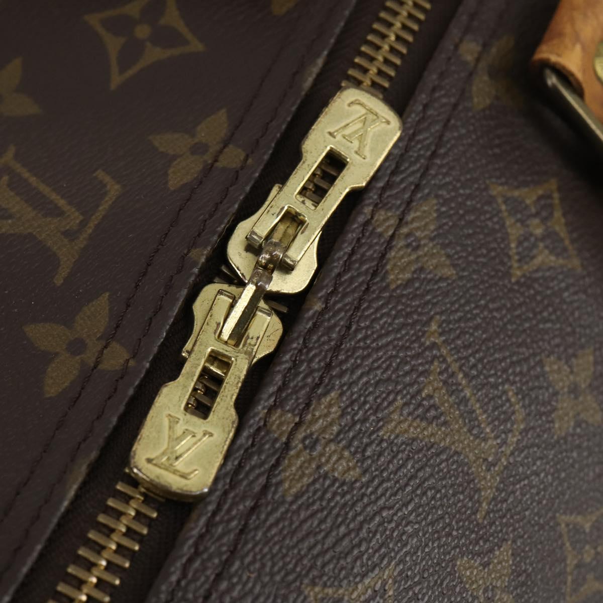 LOUIS VUITTON Monogram Keepall 60 Boston Bag M41422 LV Auth BA6961
