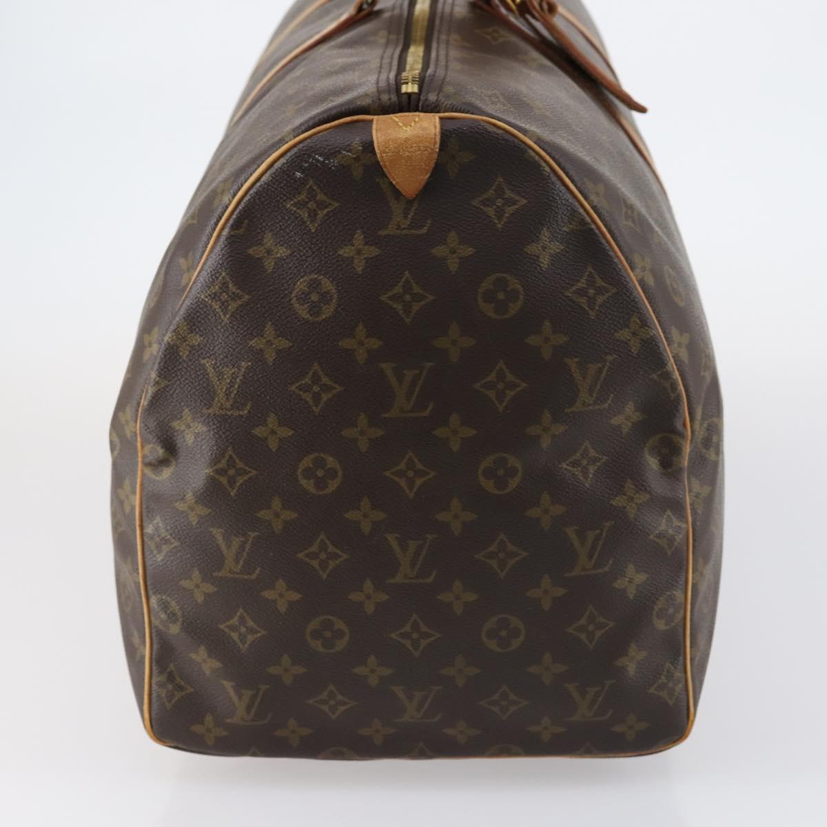 LOUIS VUITTON Monogram Keepall 60 Boston Bag M41422 LV Auth BA6961