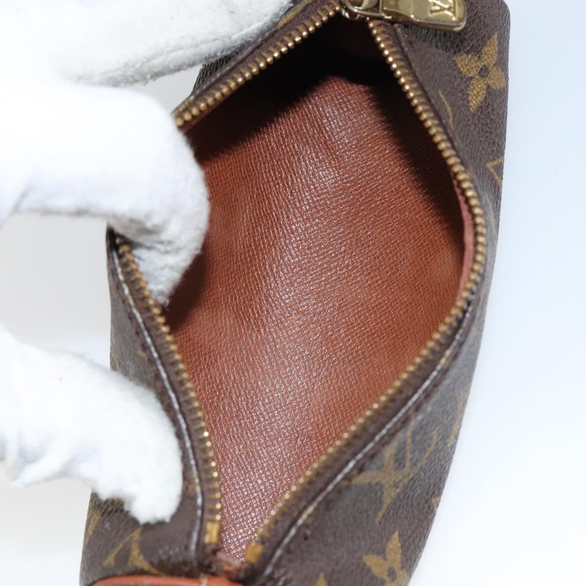 LOUIS VUITTON Monogram Papillon Pouch LV Auth BA6967