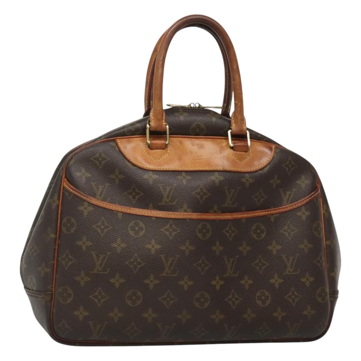 LOUIS VUITTON Monogram Deauville Hand Bag M47270 LV Auth BA697