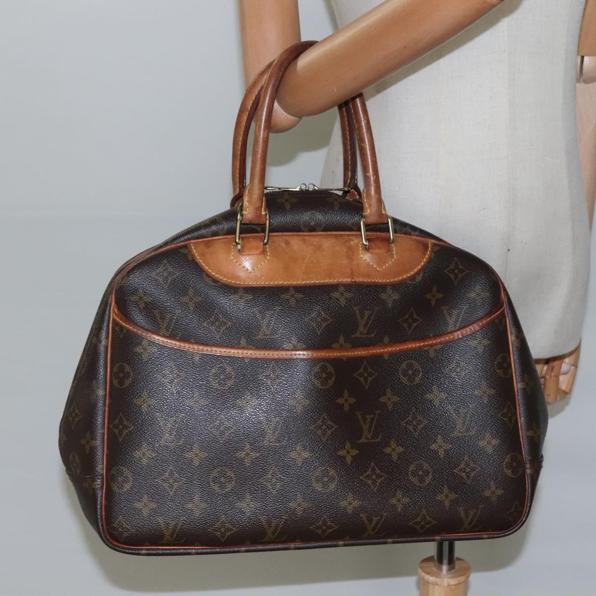 LOUIS VUITTON Monogram Deauville Hand Bag M47270 LV Auth BA697