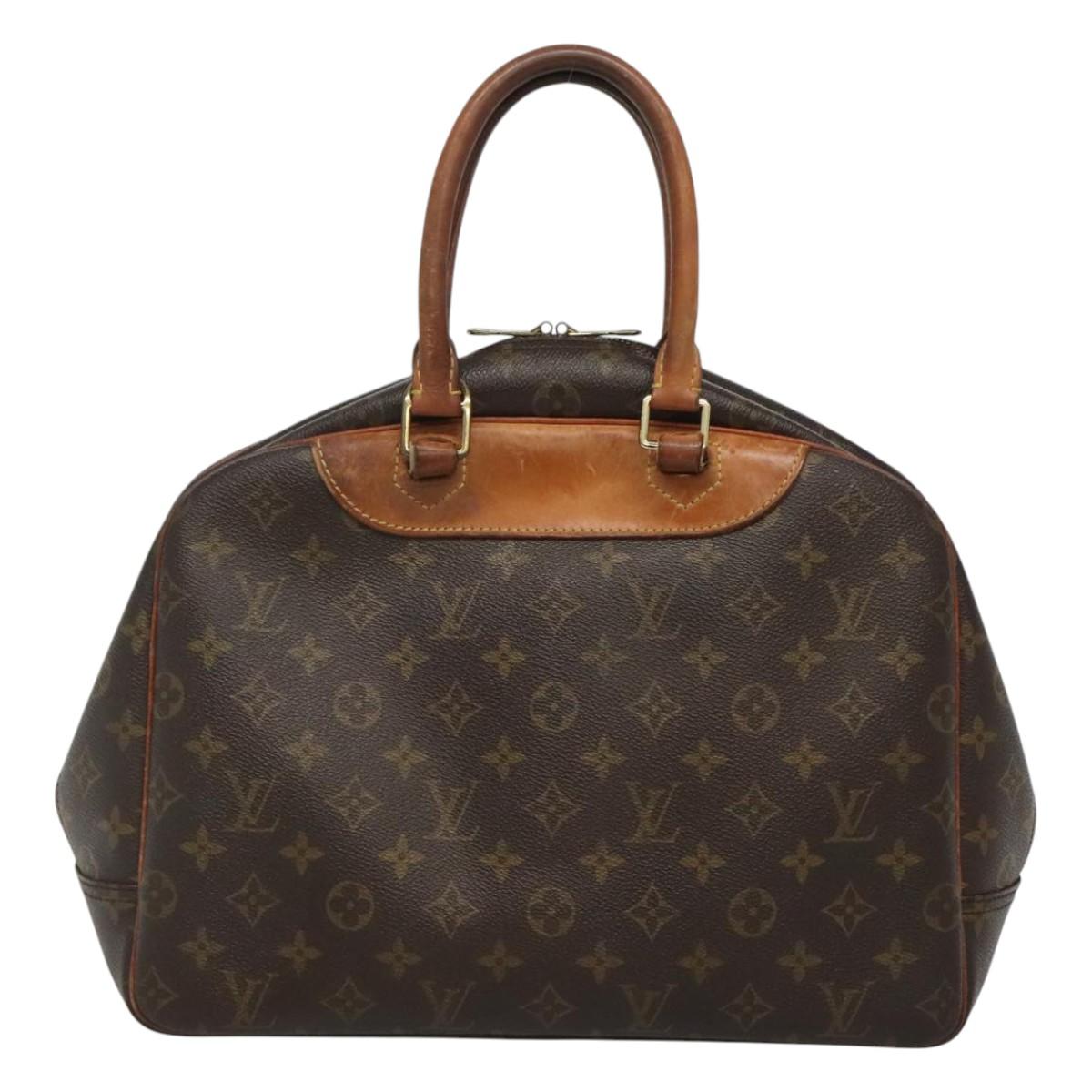 LOUIS VUITTON Monogram Deauville Hand Bag M47270 LV Auth BA697