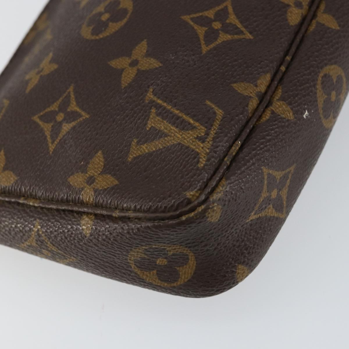 LOUIS VUITTON Monogram Pochette Accessoires Pouch M51980 LV Auth BA6970