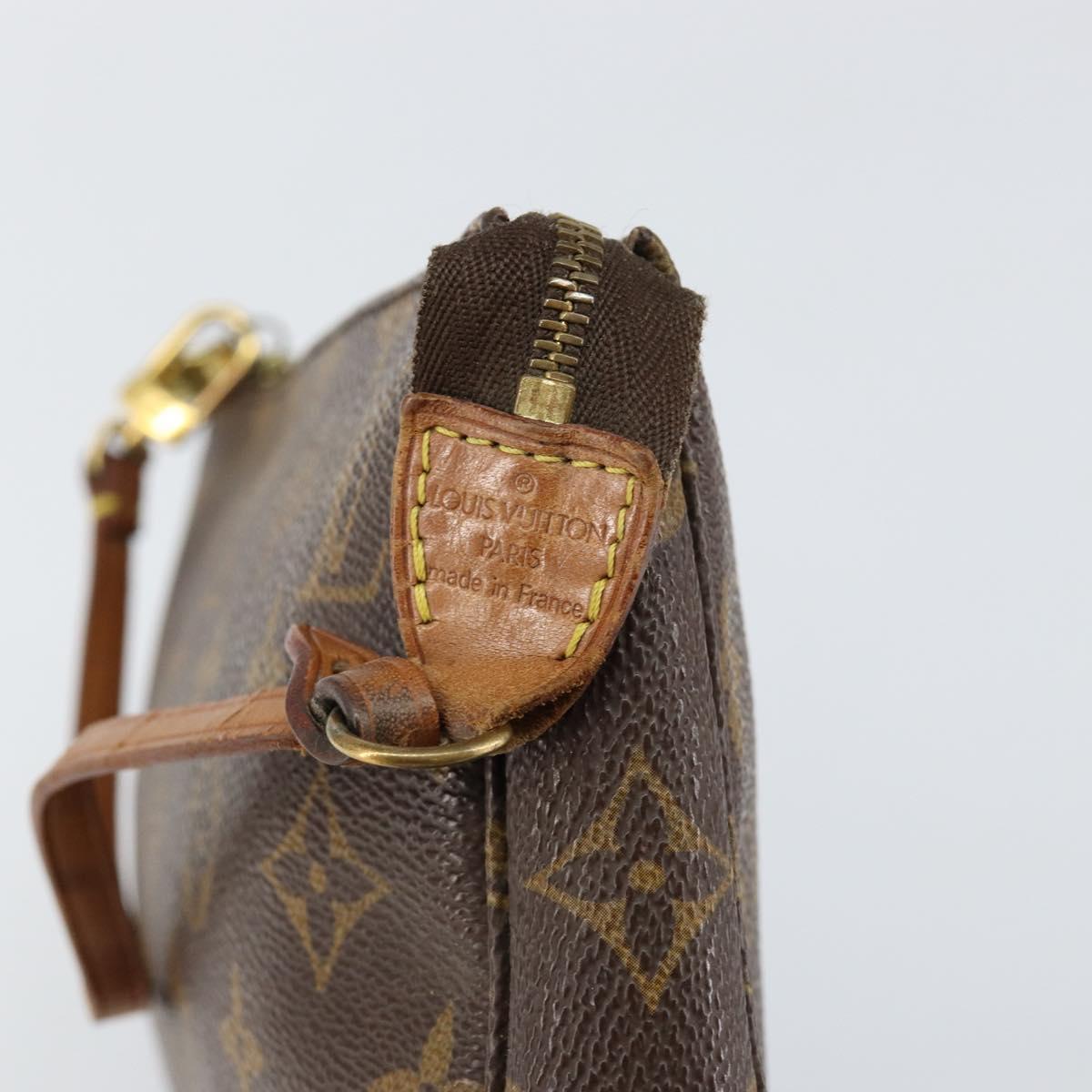 LOUIS VUITTON Monogram Pochette Accessoires Pouch M51980 LV Auth BA6970