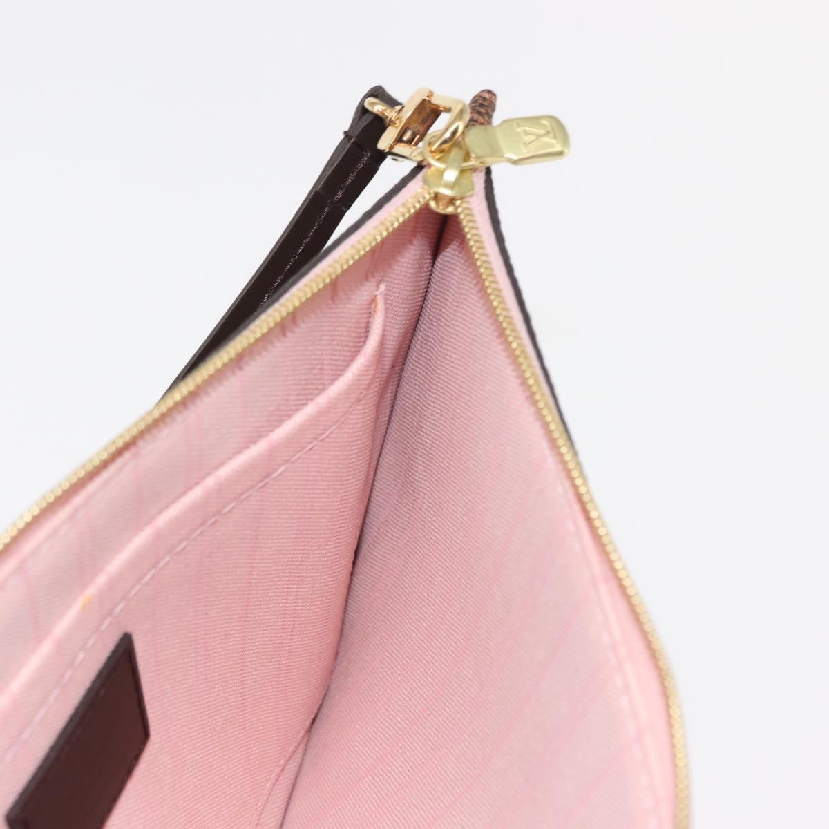 LOUIS VUITTON Damier Ebene Neverfull MM Pouch Accessory Pouch LV Auth BA6975