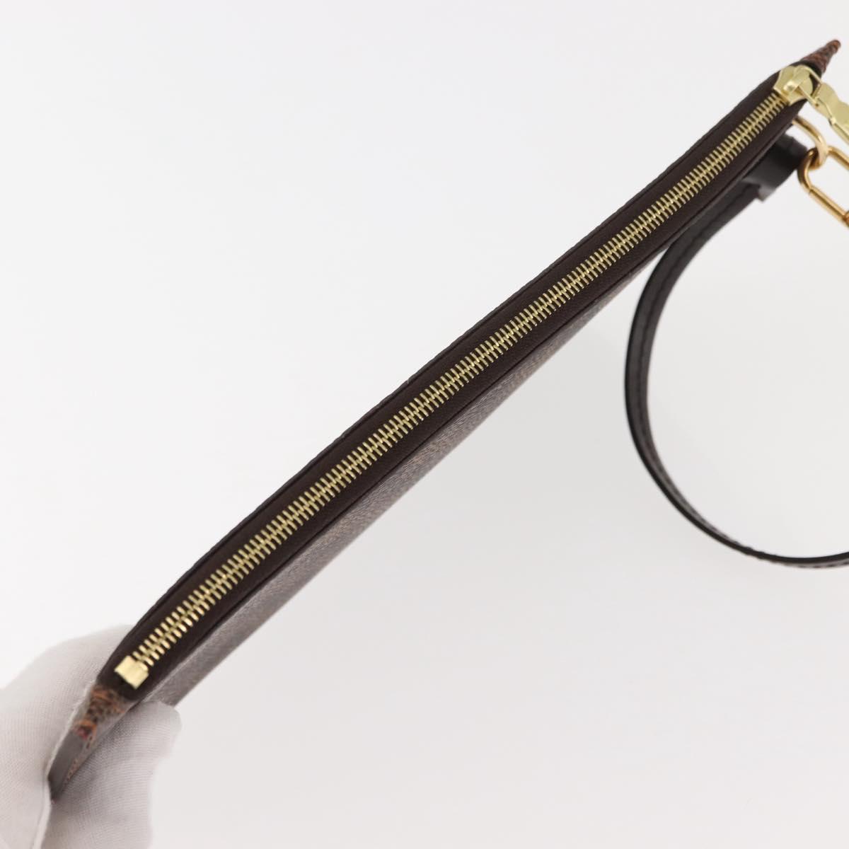 LOUIS VUITTON Damier Ebene Neverfull MM Pouch Accessory Pouch LV Auth BA6976